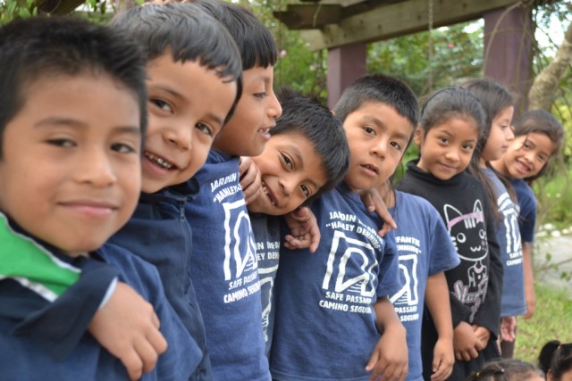 Jane's eager - and adorable - Guatemalan students!