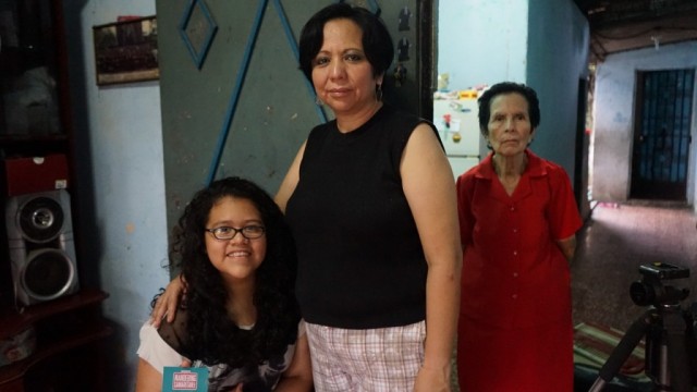 Margarita and Her Family in San Salvador
